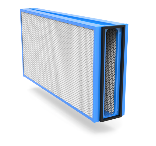 HS-V-Pak GT Pulse 90 self-cleaning turbine pre-filter – ISO 29461 pulse-jet V-bank compact filter for gas turbine air intake